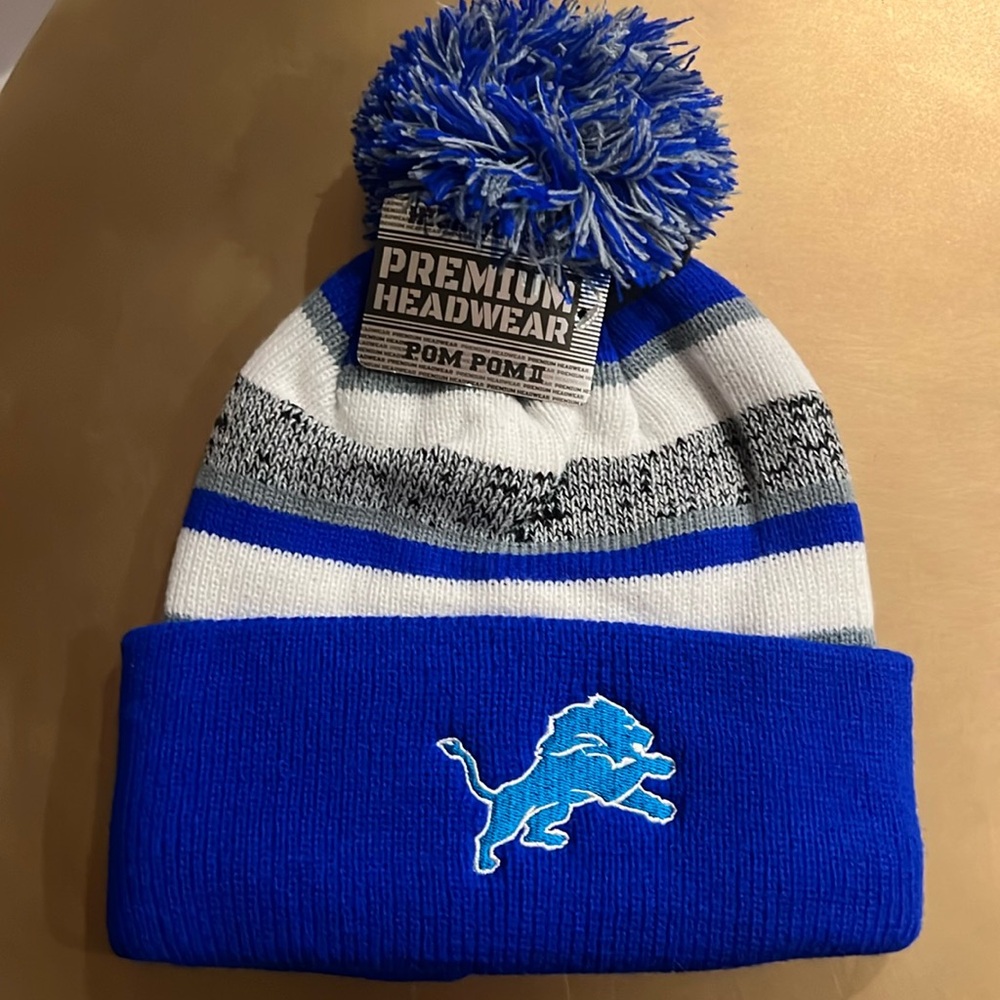 DETROIT LIONS NFL premium headwear NWT